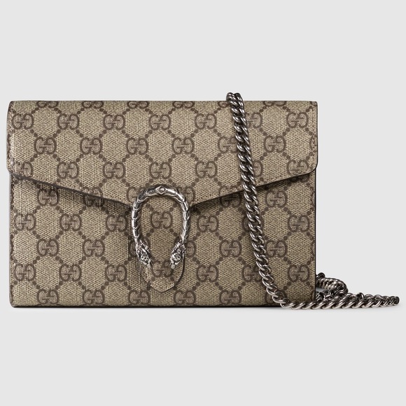 Gucci Handbags - Gucci Dionysus supreme Wallet on Chain